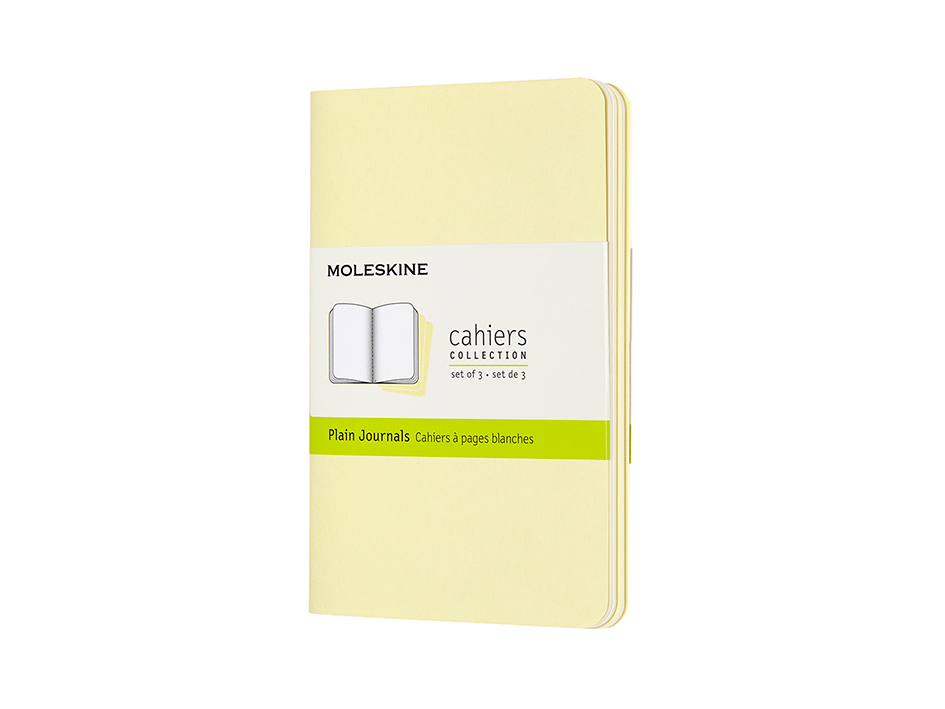 Moleskine Cahier Journal P - Blank Tender Yellow 9x14