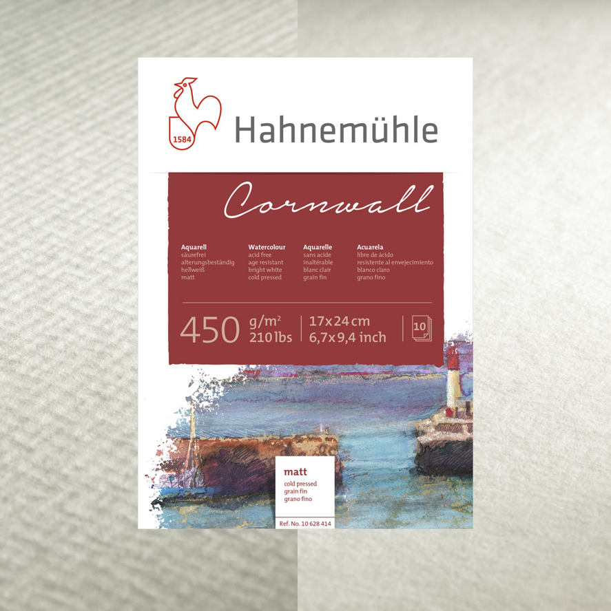 Hahnemühle Cornwall Watercolor rough 450gr. 24x32 628415