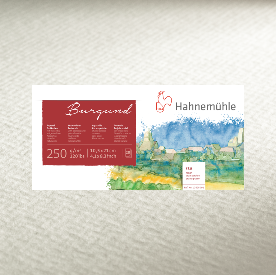 Hahnemühle Postcard Watercolor 250gr. A6 628090