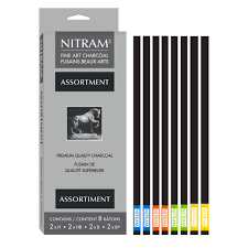 Nitram Charcoal Assortment 8 stk