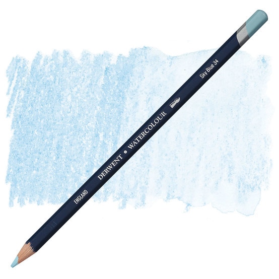 Derwent Watercolour Fargeblyant 34 Sky Blue