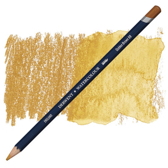 Derwent Watercolour Fargeblyant 59 Golden Brown