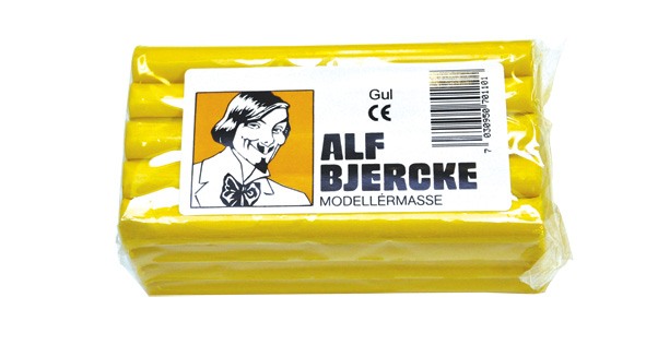 Alf Bjercke 500gr. plastilina Gul