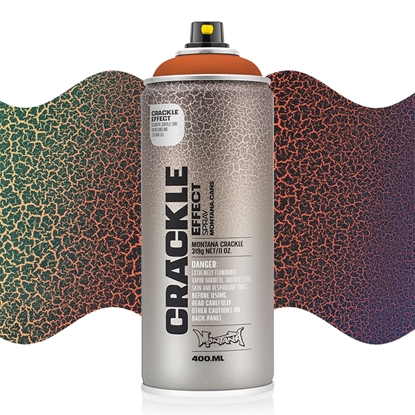 Montana Crackle Acrylic Spray 400ml Copper Brown