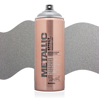 Montana Metallic Acrylic Spray 400ml Silver