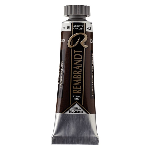 Talens Rembrandt Oil 15 ml 408 Raw Umber S1
