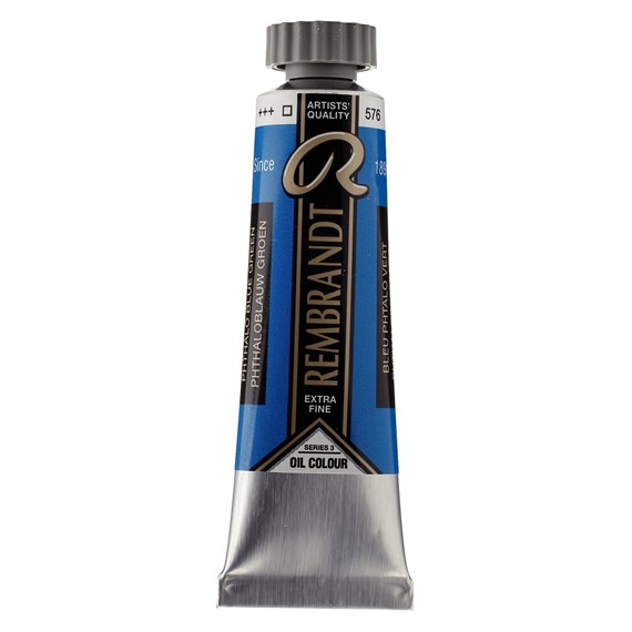 Talens Rembrandt Oil 15 ml 576 Phthalo Blue Green S3