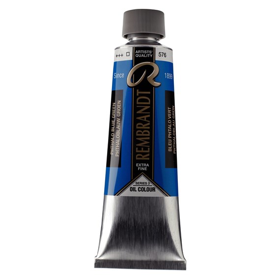 Talens Rembrandt Oil 150 ml 576 Phthalo Blue Green S3