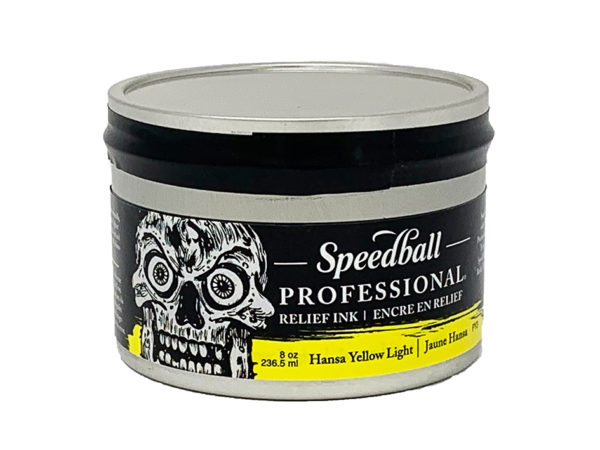 Speedball Pro Relief Ink – 8oz Hansa yellow light 237ml