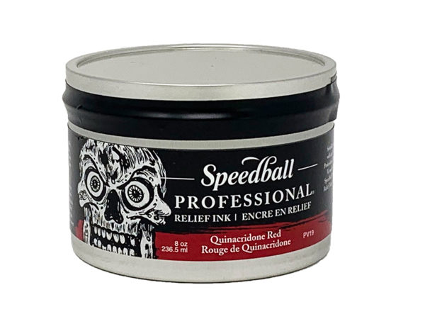 Speedball Pro Relief Ink – 8oz Quinacridone red 237ml