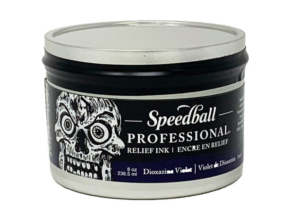 Speedball Pro Relief Ink – 8oz Dioxazine violet 237ml