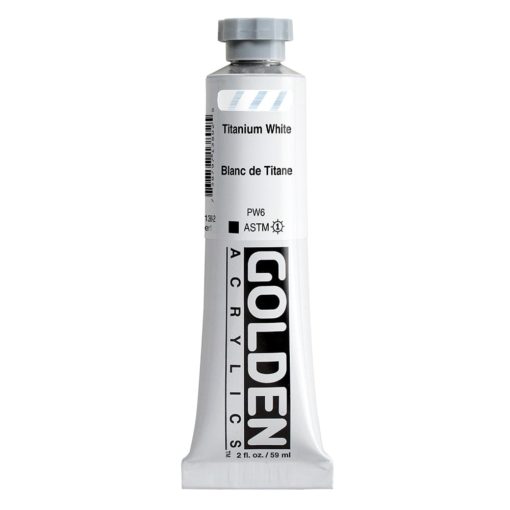 Golden Heavy Body Acrylic  ml 1380-2 Titanium White S1
