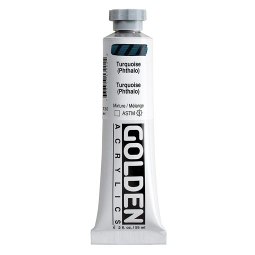 Golden Heavy Body Acrylic 59 ml 1390-2 Turquoise (Phthalo) S4
