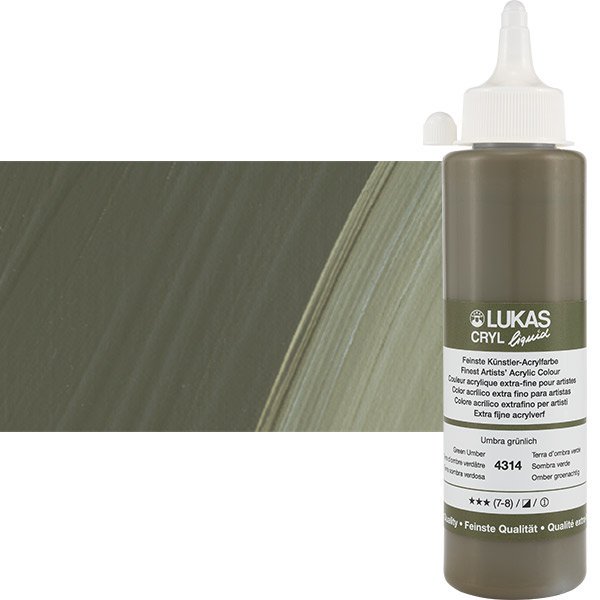 LukasCryl Liquid 250 ml 4314 Green Umber S1