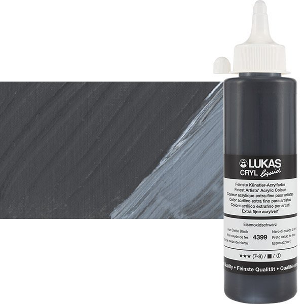 LukasCryl Liquid 250 ml 4399 Iron Oxide Black S1