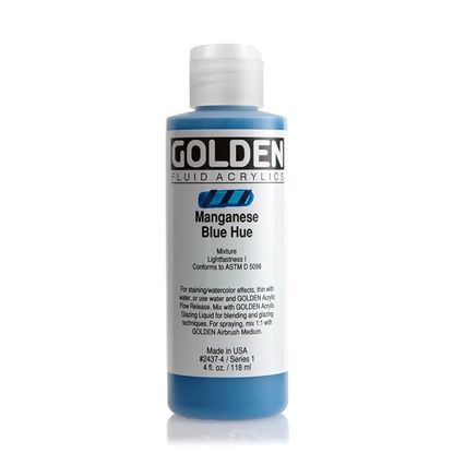Golden Fluid Acrylic 118 ml 2437 Manganese Blue Hue S1