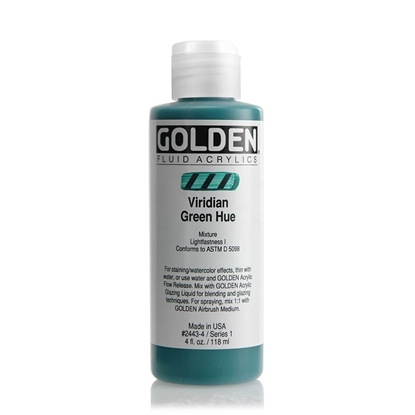 Golden Fluid Acrylic 118 ml 2443 Viridian Green Hue S1