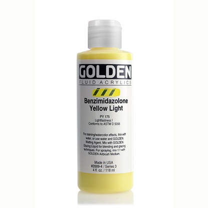 Golden Fluid Acrylic 118 ml 2009 Benzimidazolone Yellow Light S3