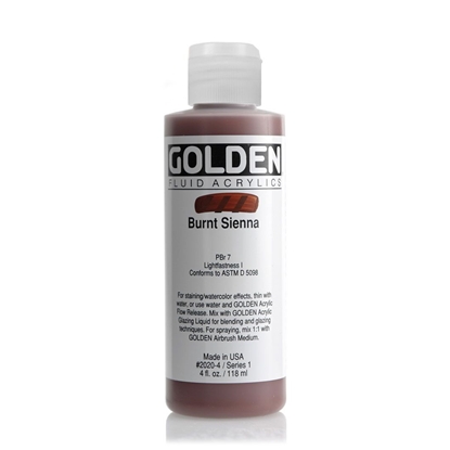 Golden Fluid Acrylic 118 ml 2020 Burnt Sienna S1
