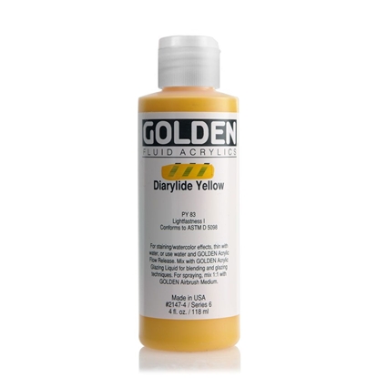 Golden Fluid Acrylic 118 ml 2147 Diarylide Yellow S6