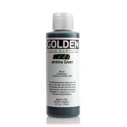 Golden Fluid Acrylic 118 ml 2195 Jenkins Green S7