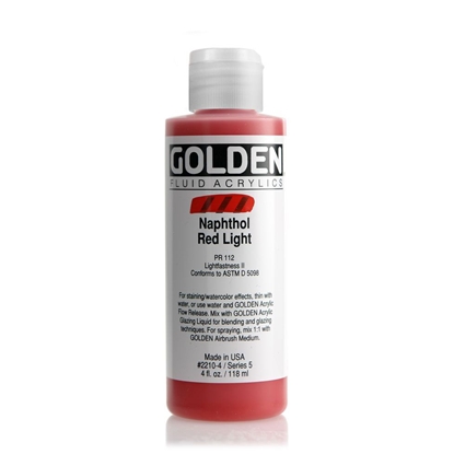 Golden Fluid Acrylic 118 ml 2210 Naphthol Red Light S5