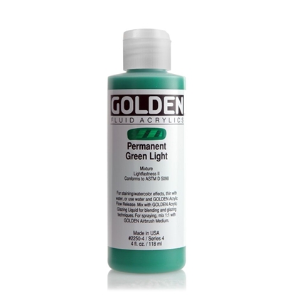 Golden Fluid Acrylic 118 ml 2250 Permanent Green Light S4