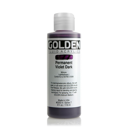 Golden Fluid Acrylic 118 ml 2253 Permanent Violet Dark S7