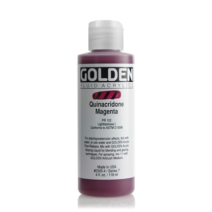 Golden Fluid Acrylic 118 ml 2305 Quinacridone Magenta S7