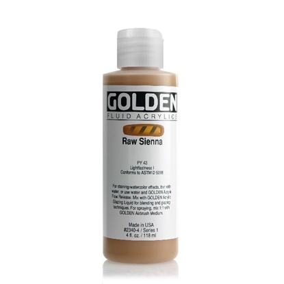 Golden Fluid Acrylic 118 ml 2340 Raw Sienna S1