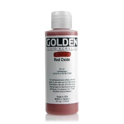 Golden Fluid Acrylic 118 ml 2360 Red Oxide S1