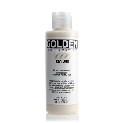 Golden Fluid Acrylic 118 ml 2370 Titanium Buff S1