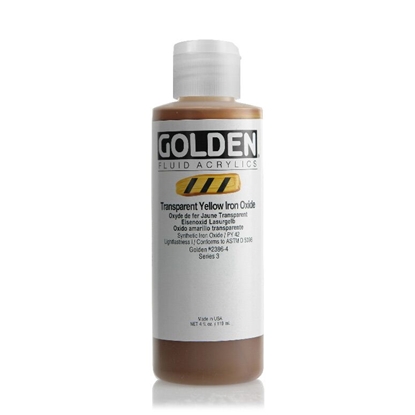 Golden Fluid Acrylic 118 ml 2386 Transparent Yellow Iron Oxide S3