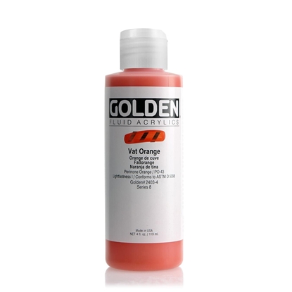 Golden Fluid Acrylic 118 ml 2403 Vat Orange S8