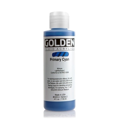 Golden Fluid Acrylic 118 ml 2420 Primary Cyan S2
