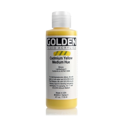 Golden Fluid Acrylic 118 ml 2428 Cadmium Yellow Medium Hue S4