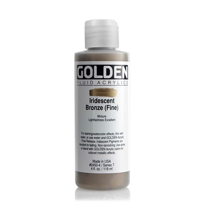 Golden Fluid Acrylic 118 ml 2450 Iridecent Bronze (Fine) S7