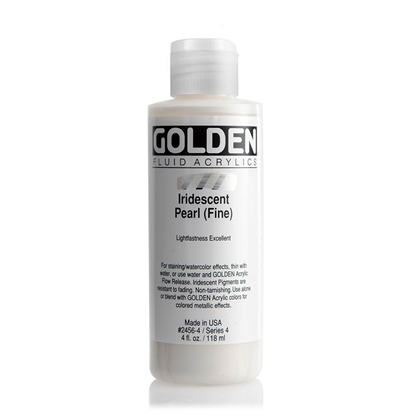 Golden Fluid Acrylic 118 ml 2456 Iridecent Pearl (Fine) S4