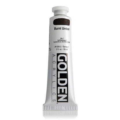 Golden Heavy Body Acrylic 60 ml 1030 Burnt Umber S1