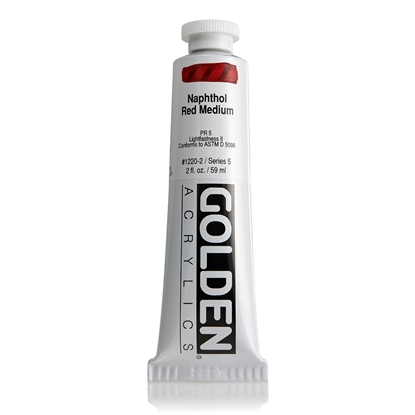 Golden Heavy Body Acrylic 60 ml 1220 Naphthol Red Medium S5