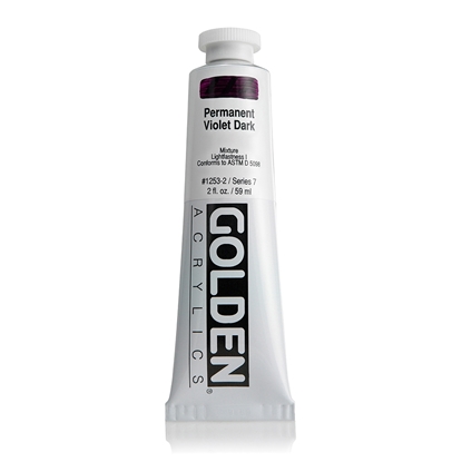 Golden Heavy Body Acrylic 60 ml 1253 Permanent Violet Dark S7