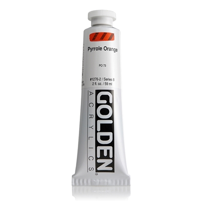 Golden Heavy Body Acrylic 60 ml 1276 Pyrrole Orange S8