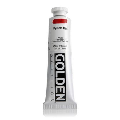 Golden Heavy Body Acrylic 60 ml 1277 Pyrolle Red S8
