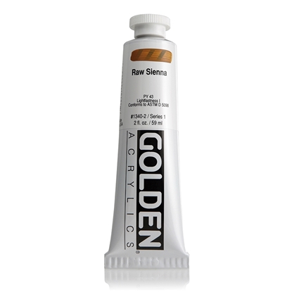 Golden Heavy Body Acrylic 60 ml 1340 Raw Sienna S1