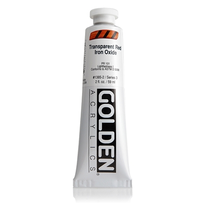 Golden Heavy Body Acrylic 60 ml 1385 Transparent Red Iron Oxide S3