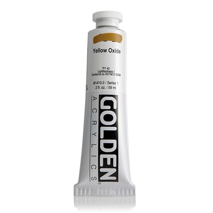Golden Heavy Body Acrylic 60 ml 1410 Yellow Oxide S1