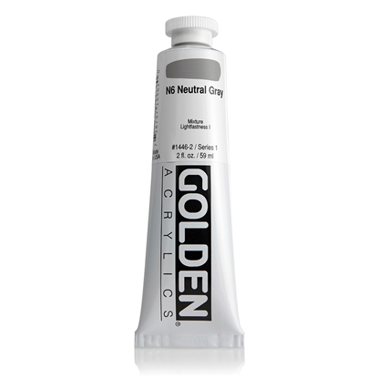 Golden Heavy Body Acrylic 60 ml 1446 Neutral Grey N6 S1