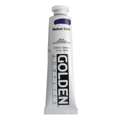 Golden Heavy Body Acrylic 60 ml 1572 Medium VioletS6
