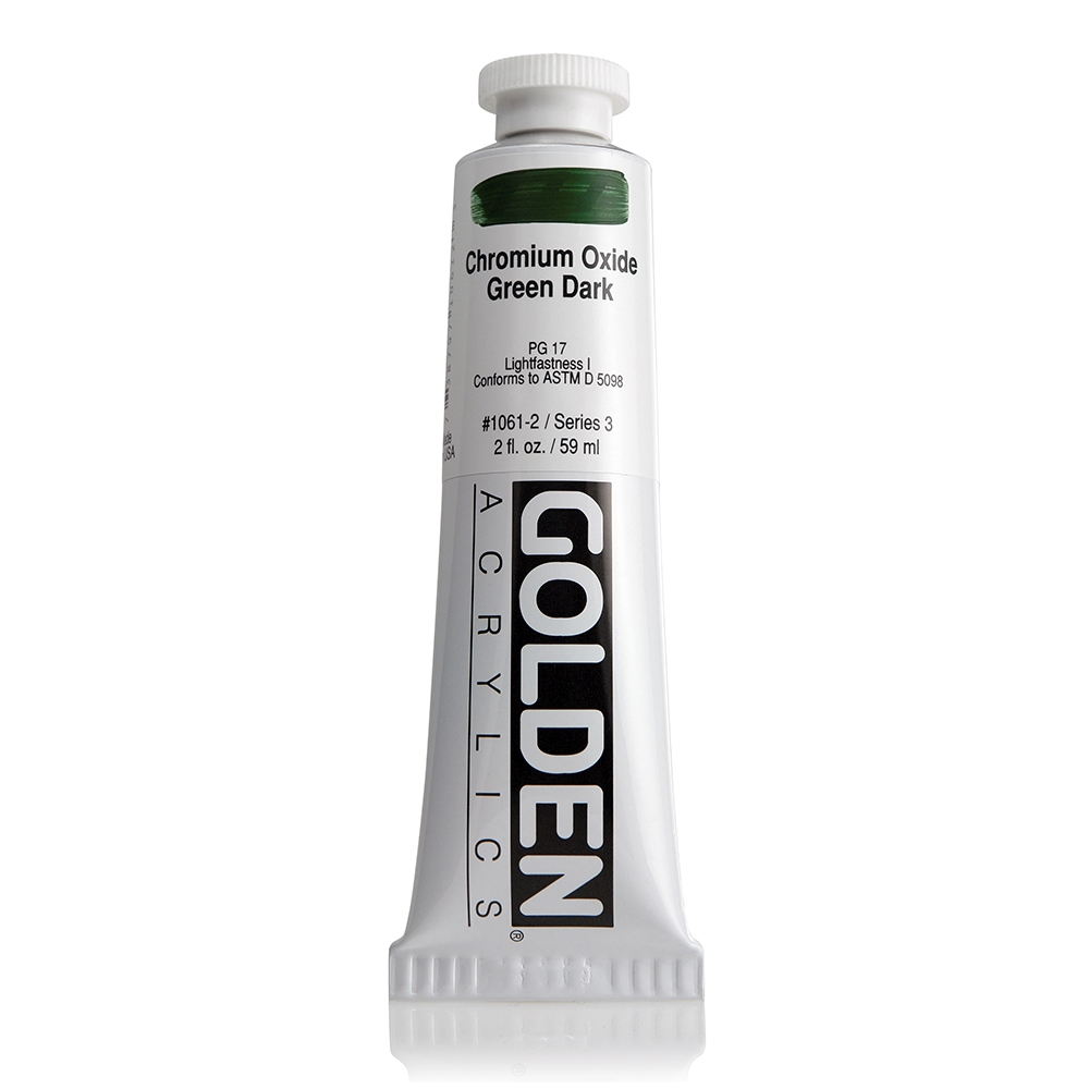 Golden Heavy Body Acrylic 60 ml 1061 Chromium Oxide Green Dark S3