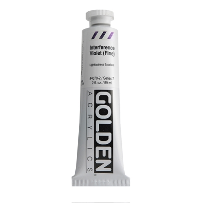 Golden Heavy Body Acrylic 60 ml 4070 Interference Violet (Fine) S7